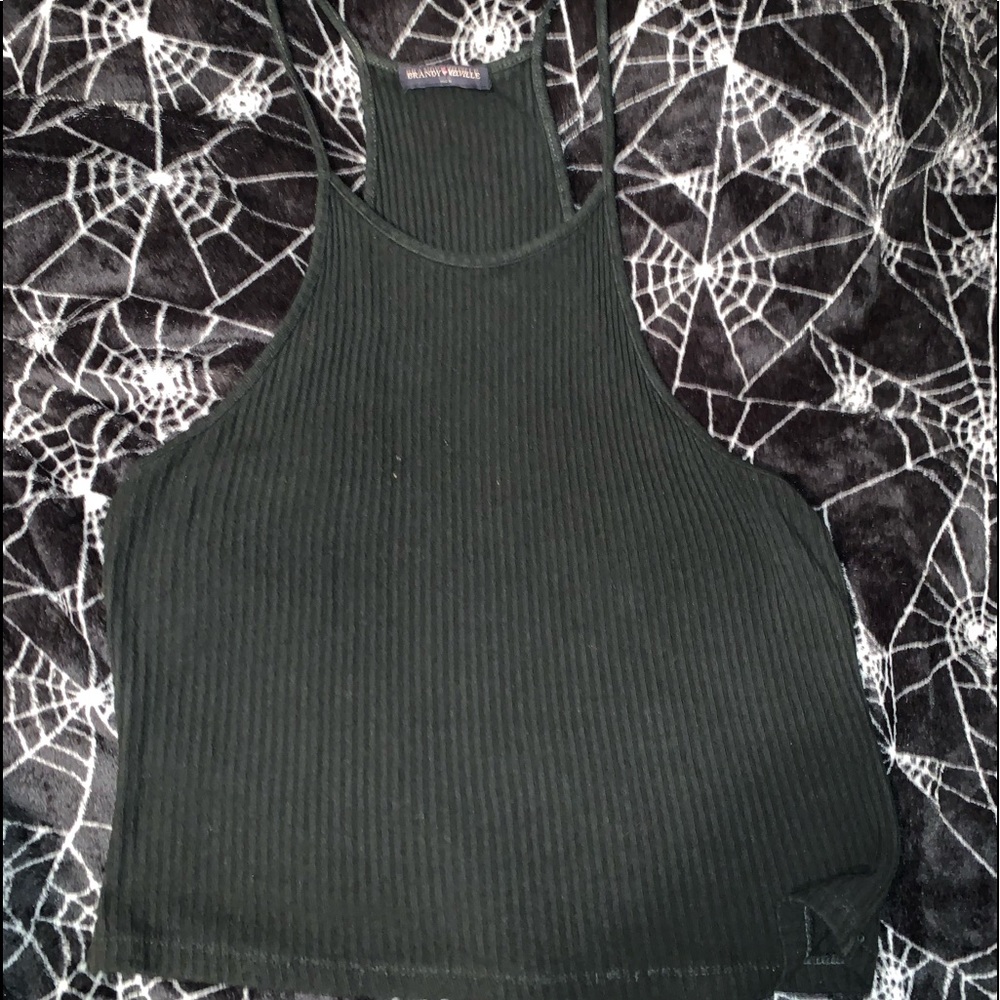 Black halter top